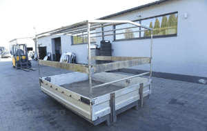 Paka skrzynia ładunkowa aluminiowa 275 x 200 bus dostawczy doka kontener 4