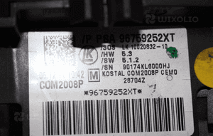 Przełącznik zespolony pod kierownicę CITROEN C4 II DS4 96759252XT 2