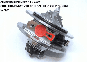 Turbina turbosprężarka Turbo COR CHRA BMW 320D E90 E91 E92 E93 177KM 1