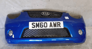 Zderzak przód przedni do kia picanto 1 i lift fl grill halogeny T3 niebieski 2