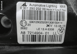 Lampa przód przednia prawa bmw 2 F45 led 2014-2018 8