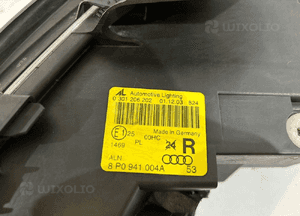 AUDI A3 8P Lampa przednia H7 prawa - 14830 8