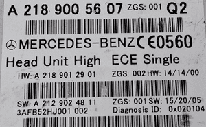 Mercedes-Benz W212 Radio Nawigacja Multimedia HIGH ECE A2189005607 4