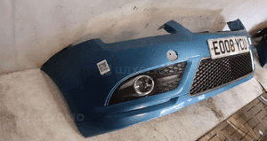 Zderzak przód przedni ford focus MK.2 2 ii cabrio niebieski błękitny halogeny 4