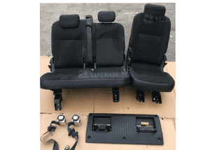 Kanapa tylna siedzenia 2 rząd kompletny zestaw Land Rover Defender Puma 1