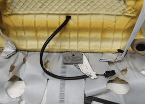 Jaguar xj xjl X351 fotel oparcie poszycie skóra kurtyna airbag poduszka powietrzna lewa prawa przód przednia komplet oryginał 27