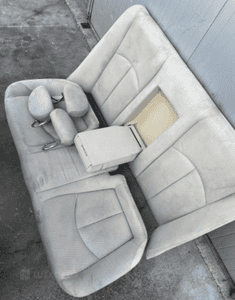 mercedes e 211 lift fotel kanapa bezowa beż fotele jasne 6