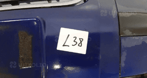 Zderzak przód przedni vw volkswagen passat B5 lift fl LD5Q niebieski 2
