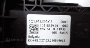 Manetka przełacznik vw skoda seat 5Q1953507GB 6