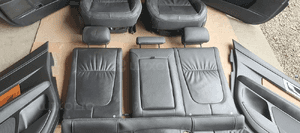 Fotele komplet kanapa skóra elektryczne boczki Jaguar XF X250 3