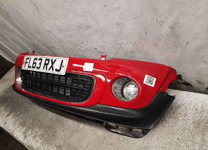 Zderzak przód przedni mini cooper one R55 R56 R57 R58 R59 lift fl halogeny czerwony 3