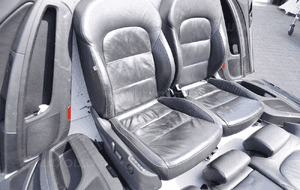 Fotele siedzenia skóra el grzane skoda superb ii 2 hb 6