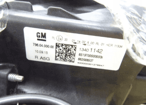 Opel astra 5 v k lampa przód soczewka led 13401142 5