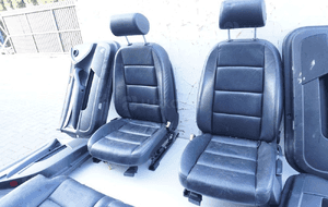 Fotele siedzenia skóra manualne audi A6 C6 sedan 8