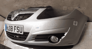 Zderzak przód przedni do opel corsa d Z157 halogeny srebrny 3