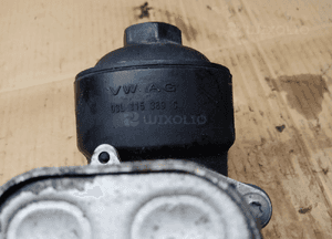 Podstawa filtra oleju chłodniczka Seat Ibiza 1.6 TDI 03L115389C 03L117021B 3