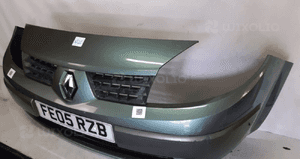 Zderzak przód przedni do renault scenic ii 2 halogeny TED97 zielony 3