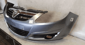 Zderzak przód przedni opel corsa d Z163 szary halogeny 1