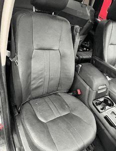 Siedzenia fotele skórzane czarne Land Rover Discovery 4 IV 3