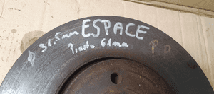Tarcze hamulcowe klocki przód przednie Renault Espace IV 2.2 DCI 2