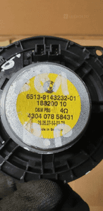 Głośnik prawy przód przedni prawy BMW I E81 E87 9143232 4