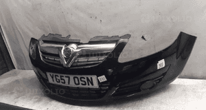 Zderzak przód przedni opel corsa d Z20R czarny 3