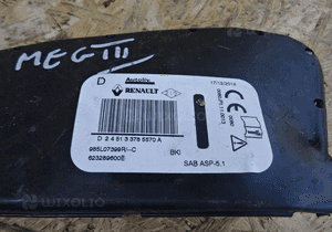 Poduszka fotela prawa renault megane 985L07399R 3
