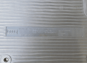 Dywaniki gumowe Audi A6 4F0061511A tył 8