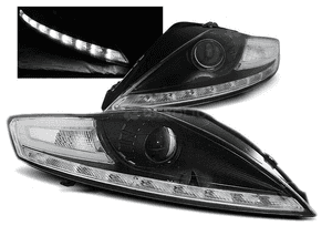 Lampy Reflektory FORD MONDEO OD 2007 DO 2011 DAYLIGHT LED SOCZEWKI 1