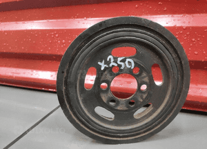 Jaguar xf X250 3.0D koło pasowe wału tłumik drgań oryginał 2