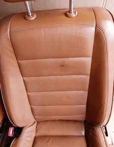 Fotele komplet kanapa boczki skóra ruda elektryczne VW Touareg 7L 10