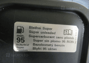 Wlew klapka zasłona paliwa vw volkswagen touran ii 2 2015- 6