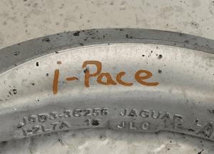 JAGUAR I-PACE X590 ZWROTNICA PRAWY PRZÓD PRZEDNIA WAHACZ BANAN TARCZA HAMULCOWA PÓŁOŚ KOMPLET ORYGINAŁ 16