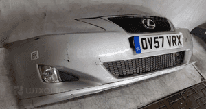 Zderzak przód przedni do lexus IS220 IS250 05-11R + halogeny + grill srebrny 4