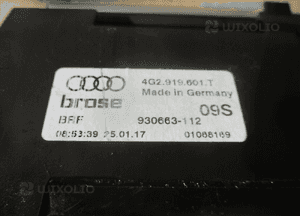 Ekran wyświetlacz nawigacji winda audi A6 C7 A7 4G 4G2919601T kompletny uk 2