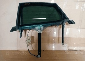 Mechanizm podnośnik szyby ramka lewy tył Audi A6 C6 Sedan 5
