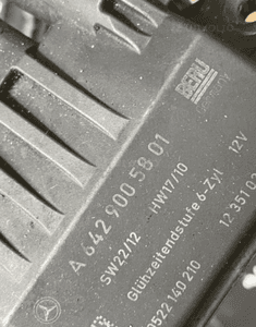 MERCEDES 320 350 cdi V6 om 642 moduł grzania świec 18