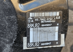 Peugeot 308 T9 1.6 THP serwo hamulcowe 2