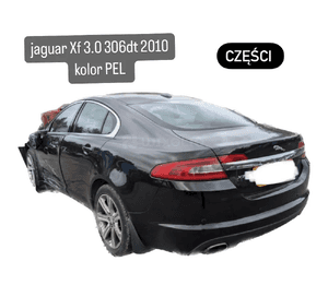 Jaguar XF 3.0 306dt 2010 kolor PEL airbag kokpit kierownica radio wybierak tunel kluczyk stacyjka 3