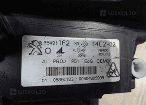 Peugeot 308 T10 prawa lamp full led 98491162 11
