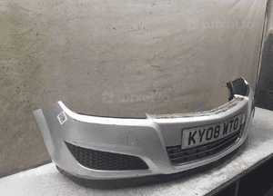 Zderzak przód przedni opel astra h 3 iii lift fl Z157 srebrny 2