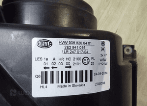 Lampa Prawy Przód VOLKSWAGEN CRAFTER I 2e2941016 oryginał nowa 4