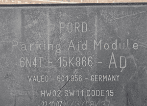 Ford Focus MK2  C-Max  Moduł sterownik parkowania PDC  6N4T-AD 1