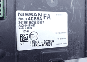 NISSAN QASHQHAI 1.2 DIGT ZESTAW STARTOWY 2014R 3