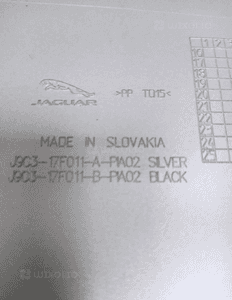 Jaguar e-pace X540 spoiler dyfuzor dokladka zderzaka przód przedni oryginał 4