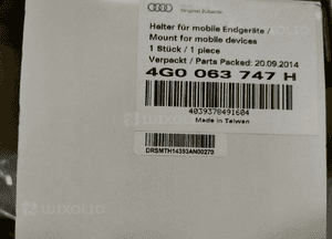 Komplet uchwytu do tabletu RSE Audi 8U0051700 2