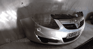 * ZDERZAK PRZÓD PRZEDNI OPEL CORSA D Z157 SREBRNY 5