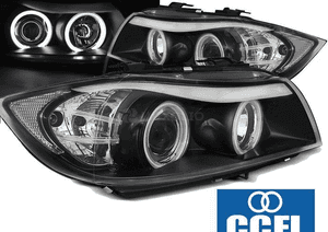 Lampy Reflektory Do BMW E90/E91 OD 2005 DO 2008 Roku BIAŁE RINGI CCFL 6