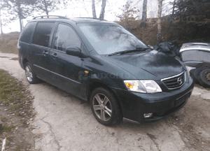 Mazda MPV 99-06 Maska lampa zderzak pas atrapa belka zamek 4
