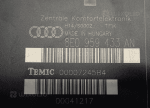 Moduł komfortu do Audi A4 8E0 959 433 AN 3